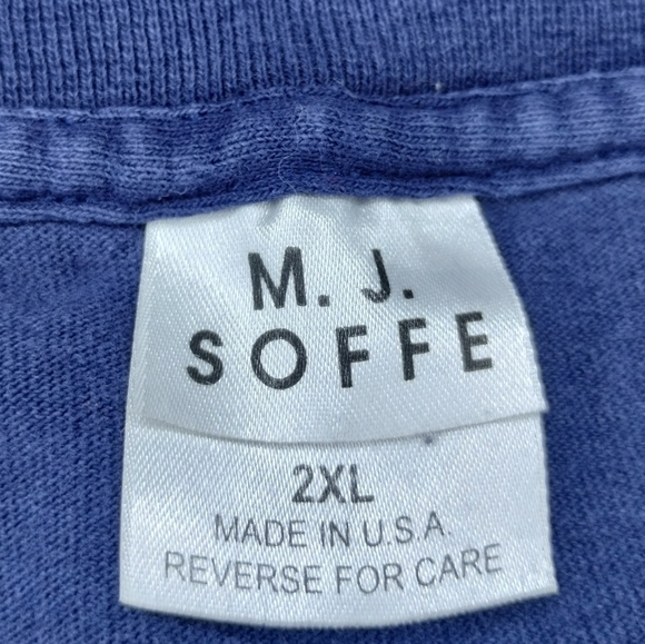 VINTAGE 90s US Navy Men’s 2XL T-shirt Military Tee Made In USA Soffe Crew Neck - Picture 6 of 7